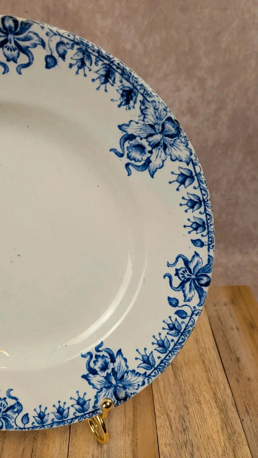 Plato plano Saint Amand & Hamages – Modelo Orquídeas – photo 4
